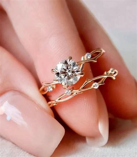 twig engagement ring